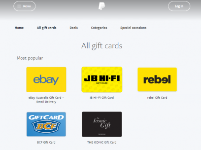 Paypal Offers Digital Gift Cards On Storefront Inside Retail