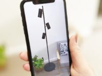 Image of someone using AR tool on a mobile phone