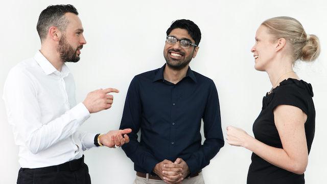 Techsembly founders Ross Knight, Sohail Qureshi and Amy Read.