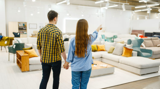 Furniture shopping