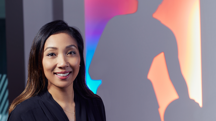 Vice president of global merchandising for NBA Asia, Lesley Rulloda. Image supplied