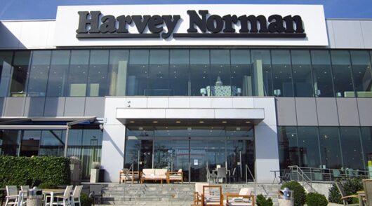 exterior of harvey norman store