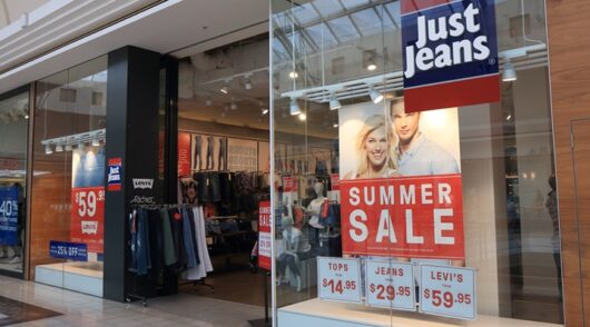 Just Jeans clothes shop