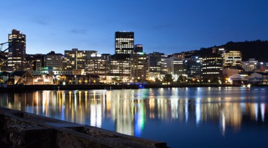 Wellington CBD At Dusk