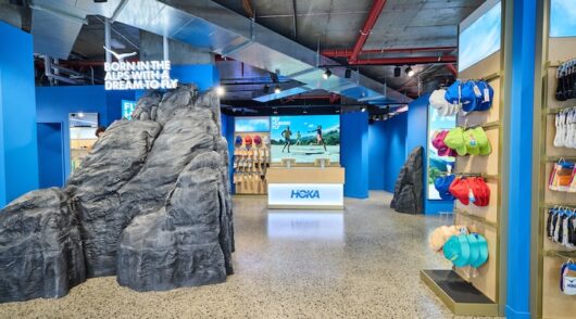 Hoka's flagship store in Melbourne