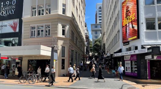 Wellington CBD retail precinct