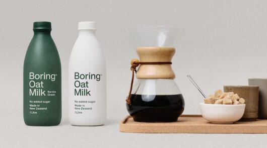 Boring Oat Milk range