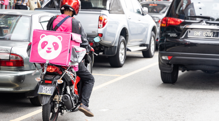 Foodpanda delivery rider