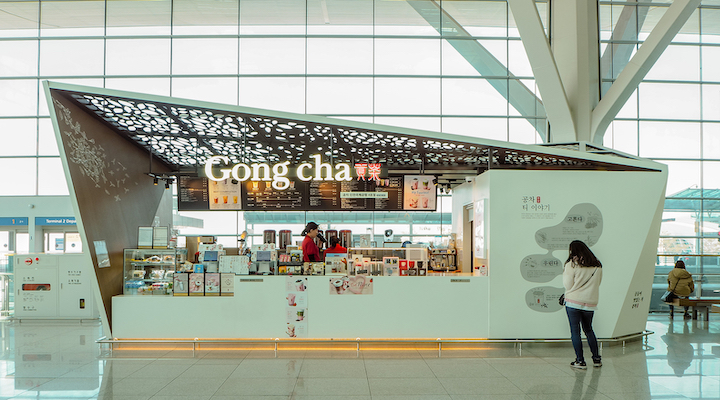 Image of Gong cha store.