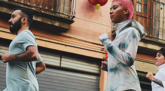 Runners in Lululemon outfits