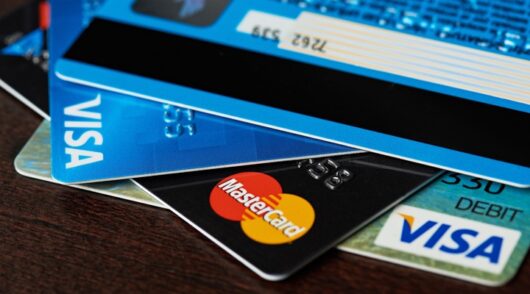 Visa and MasterCard payment cards