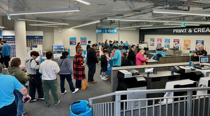 The Wellington CBD store enhances in-store digital technology and offers e-waste recycling service.