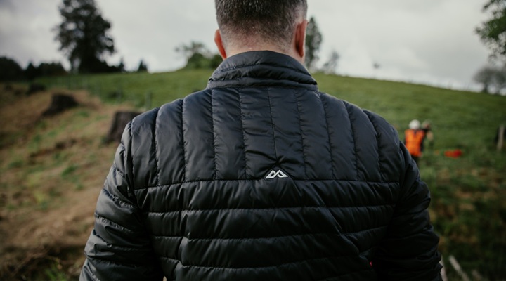 Kathmandu logo on jacket