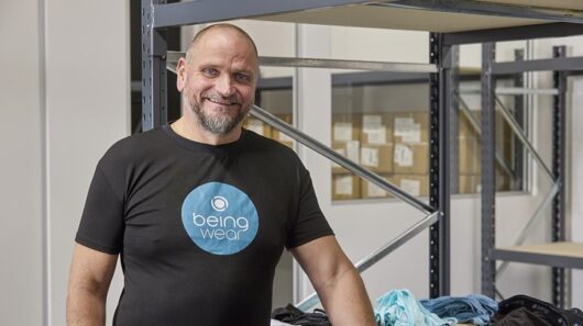 Being Wear founder Andrew Whittle