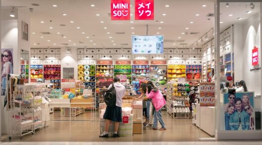customers at Miniso stores