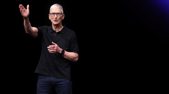Apple CEO Tim Cook speaks