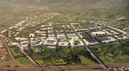 Image of Drury Metropolitan Centre render.