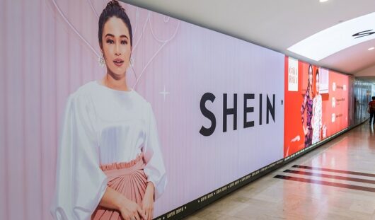 A Shein advert in Kuala Lumpur