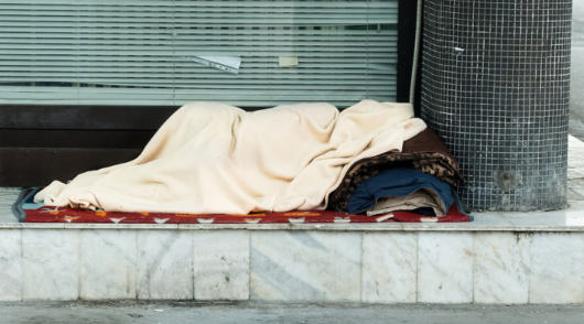 Homeless rough sleeper
