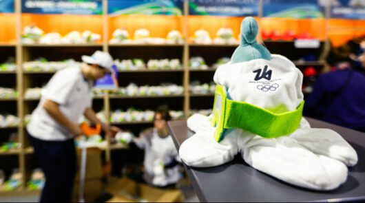 The Olympics megastore in Milan