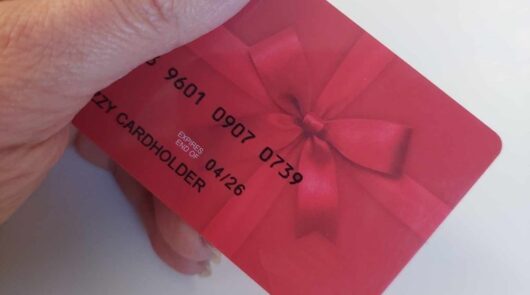 gift card with expiry date