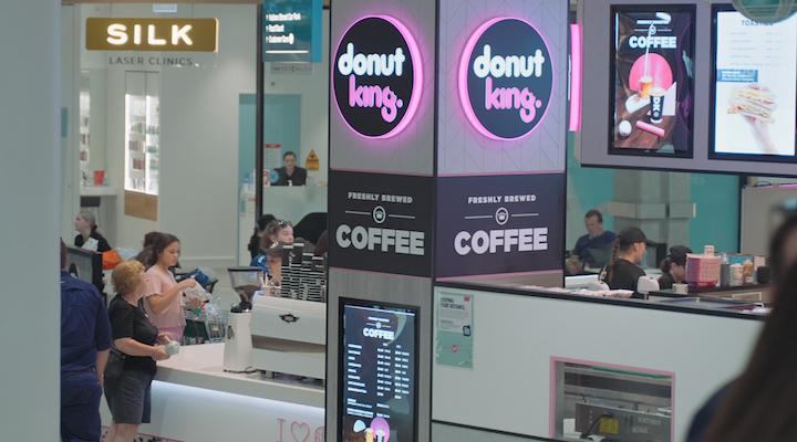 Donut King store.
