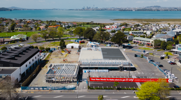 New World Te Atatu aerial shot
