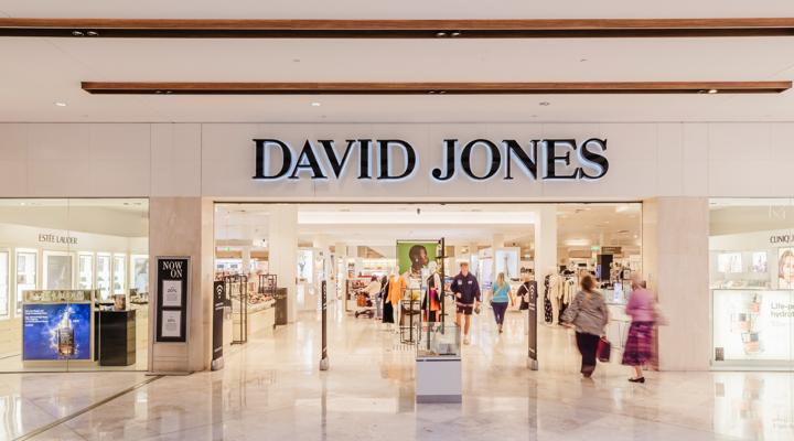 David Jones store entrance.