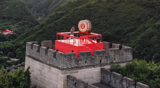 Lululemon’s Great Wall yoga event