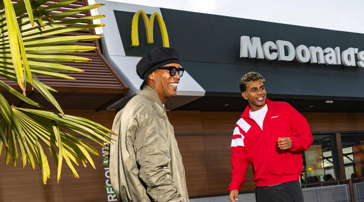 Ronaldinho and Lamine Yamal for McAli.