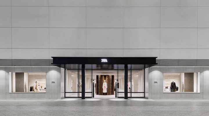 Zara’s new store in Tokyo, Japan.