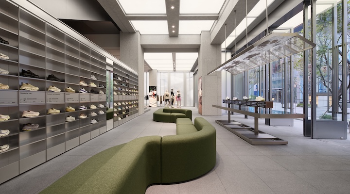 On’s new store in Shenzhen, China.