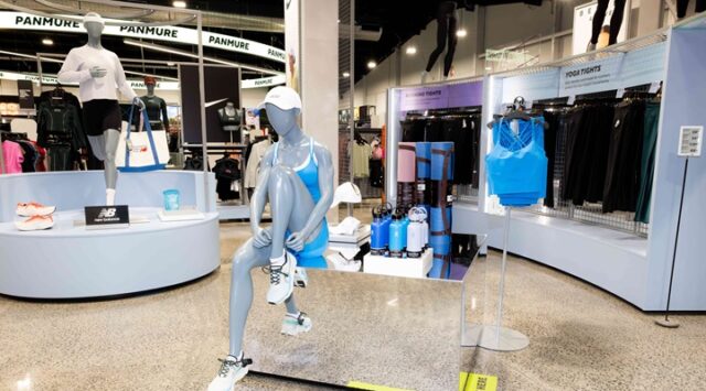 Inside Rebel Sport store