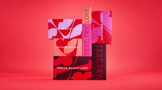 Mecca Beauty Loop discovery boxes.