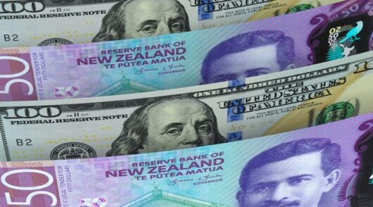 NZ and US dollar