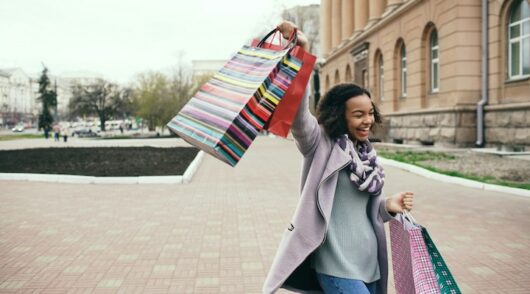 a happy shopper